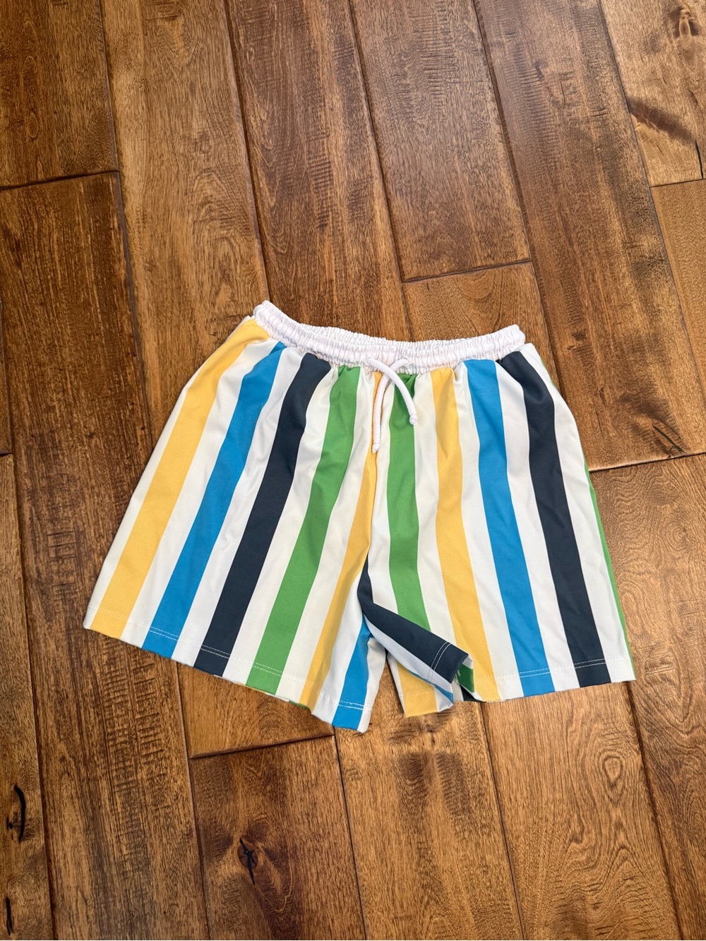 Posh Pickle boys striped swim trunks size 7